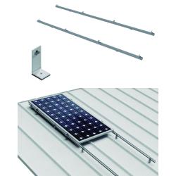 Structure de toit métallique 2 panneaux horizontaux 03H