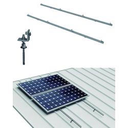 Structure de toit métallique à 6 panneaux avec tige 01.1V