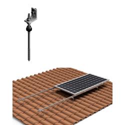 Tuiles à structure horizontale 2 panneaux solaires avec tige 01H