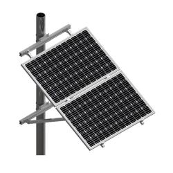 Structure Colonne Colonne 2 Panneaux solaires 17H2