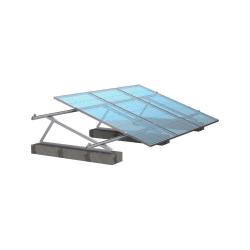 Structure 5 panneaux 60c 30º inclinés Falcat