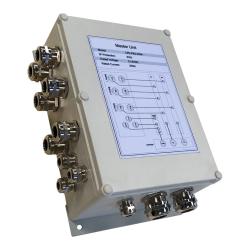 Boîte à bornes pour connexion parallèle 250A