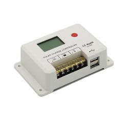 Régulateur solaire PWM 10A 12/24V LCD