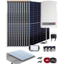 Kit solaire triphasé 8000W SolarEdge 40700Whdia