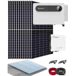 Kit solaire industriel 100kW 200000kWhour triphasé Growatt