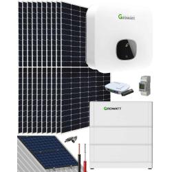 Kit solaire Batteries 4200W 21kWhdia Growatt
