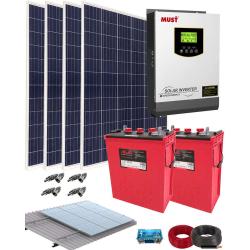 Kit solaire photovoltaïque 1000W 12V 4000Whdia