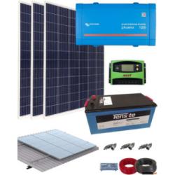 Kit solaire photovoltaïque 1200W 12V 3000Whdia