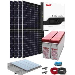 Kit solaire Country House 3000W 24V 6400Whdia