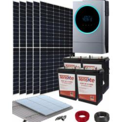 Kit solaire domestique hors réseau 3600W 24V 3650kWhaño