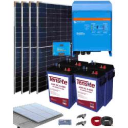 Kit solaire 3000W 24V 8100Whdia avec onduleur Victron