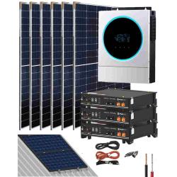 Kit d'installation pour panneaux solaires isolés 3600W 24V 12500Whdia