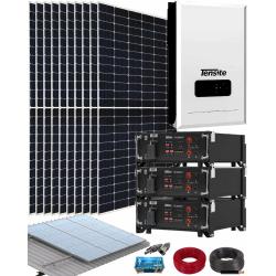 Kit d'installation photovoltaïque isolée Tensite 5200W 48V avec batteries au lithium