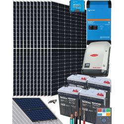Kit solaire Autoconsommation Batteries solaires 3000W 24V 27kWhdia
