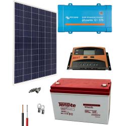 Kit panneau solaire 300W 12V 1000Whdia avec batterie AGM