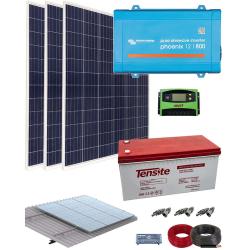Kit solaire AGM 800W 12V 3000Whdia