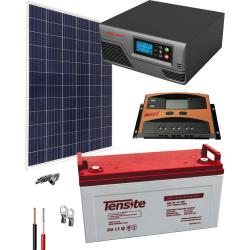 Kit panneau solaire 600W 12V 1000Whdia avec batterie gel