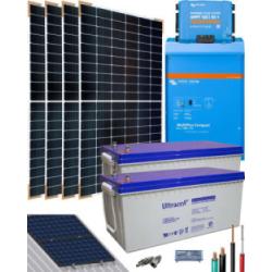 Kit solaire isolé 1600W 24V 6400Whdia