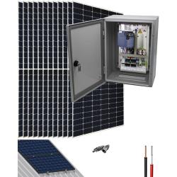 Kit de pompage solaire pour pompe triphasée 400V jusqu'à 5.5cv