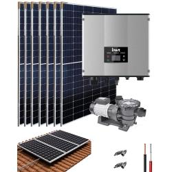 Kit de filtration solaire avec pompe 1.5hp pour piscine