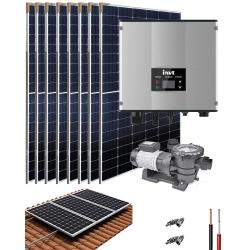 Kit de filtration solaire avec pompe 2cv pour piscine