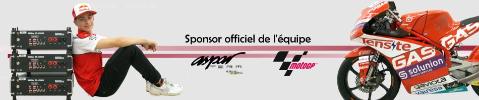 Batterie lithium Tensite et Aspar Team